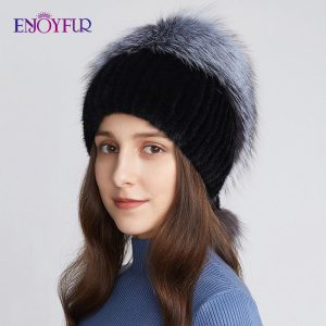 winter mink fur hats