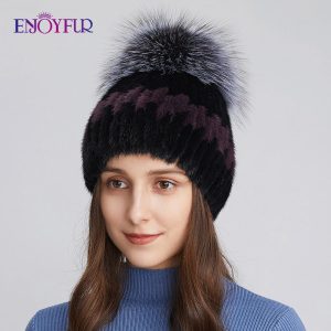 real mink fur hat